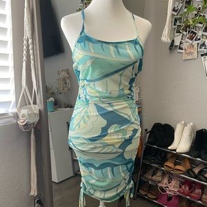 Midi adjustable body con dress
